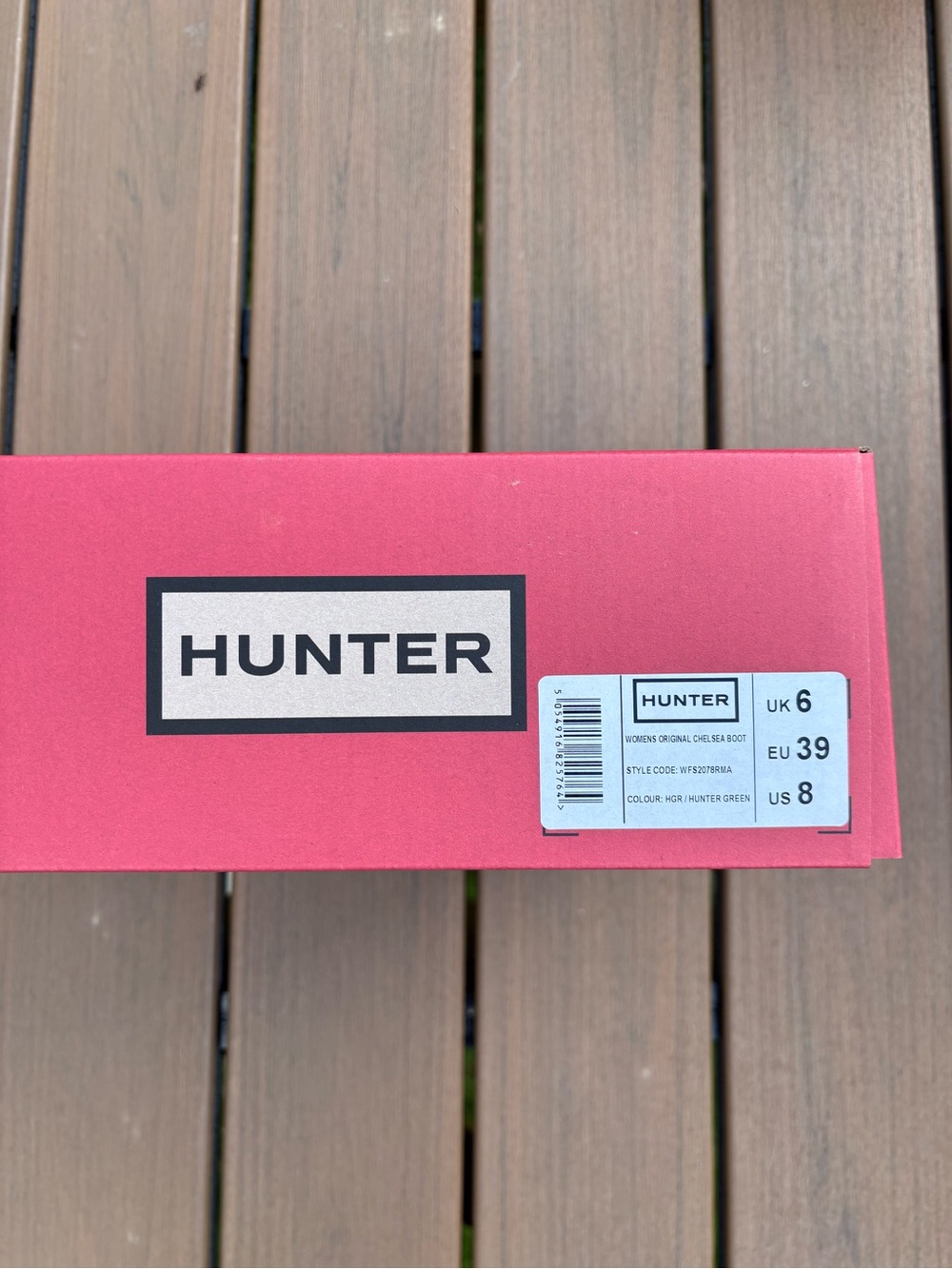 Hunter Orginal Chelsea boots. Hunter green. Size 8 - Picture 5 of 5